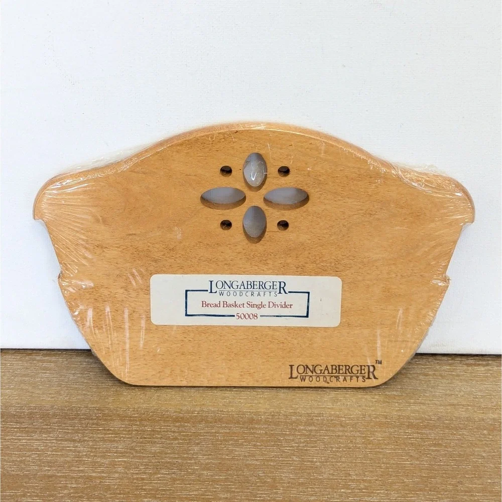 Longaberger Woodcrafts Bread Bakery Basket Single Wooden Divider #50008 SEALED!